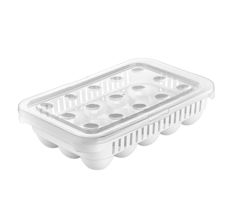 HOBBY LIFE Plastová dóza stohovacia obdĺžníková na 15 vajíčok 17,3x27,6x7 cm HOBBY LIFE Plastová dóza stohovacia obdĺžníková na 15 vajíčok 17,3x27,6x7 cm