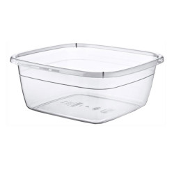 HOBBY LIFE Plastová miska transparentná štvorcová 28x28x12 cm 6 L HOBBY LIFE Plastová miska transparentná štvorcová 28x28x12 cm 6 L