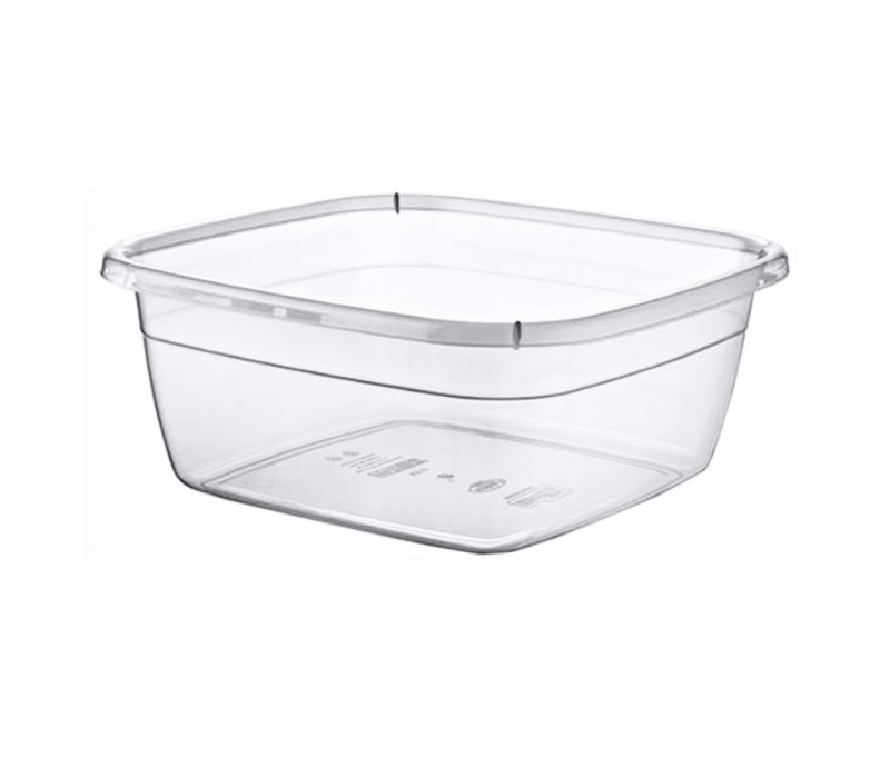 HOBBY LIFE Plastová miska transparentná štvorcová 28x28x12 cm 6 L HOBBY LIFE Plastová miska transparentná štvorcová 28x28x12 cm 6 L