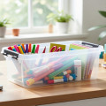 HOBBY LIFE Plastová dóza klipové uzatváranie obdĺžníková 11,3x27,3x9 cm 1,8 L