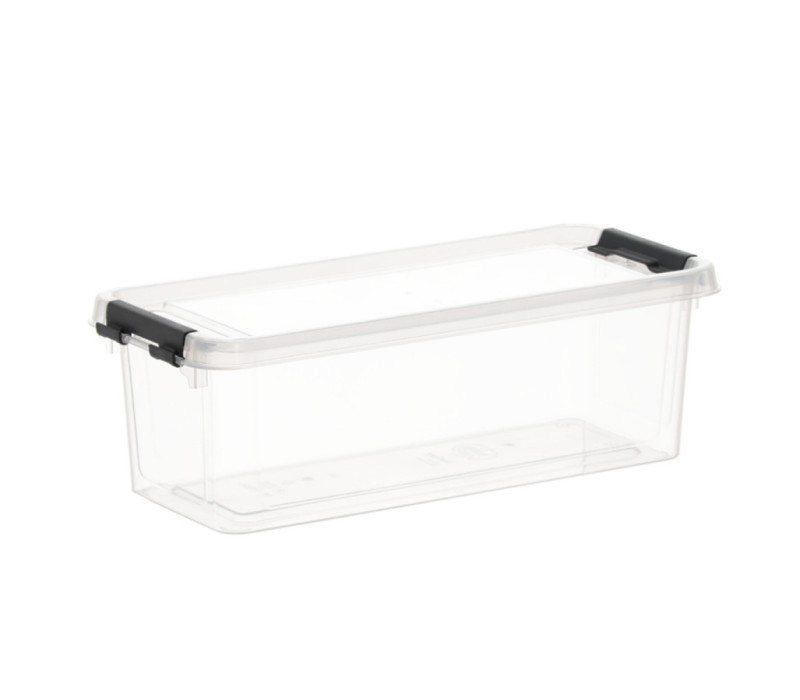 HOBBY LIFE Plastová dóza klipové uzatváranie obdĺžníková 11,3x27,3x9 cm 1,8 L