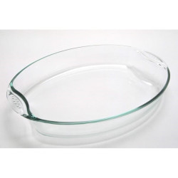 PYREX Sklenená miska jánske sklo oválna 30x21 cm 2,3 L PYREX Sklenená miska jánske sklo oválna 30x21 cm 2,3 L