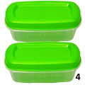Plastová dóza obdĺžníková stohovacia 2ks 12x8x4,5 cm 0,4 L Plastová dóza obdĺžníková stohovacia 2ks 12x8x4,5 cm 0,4 L