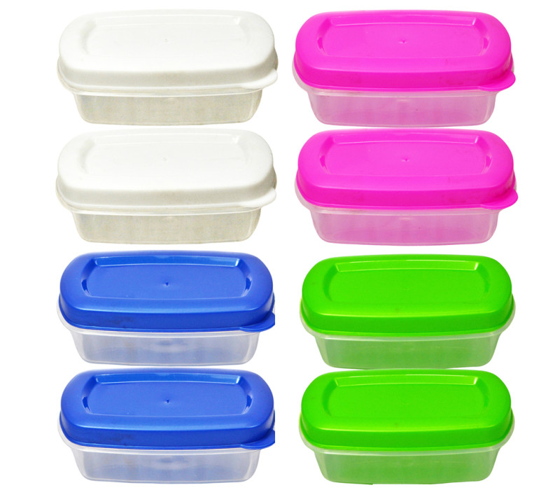 Plastová dóza obdĺžníková stohovacia 2ks 12x8x4,5 cm 0,4 L Plastová dóza obdĺžníková stohovacia 2ks 12x8x4,5 cm 0,4 L