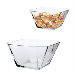 LAV Sklenená miska štvorcová 6ks 10,5x5,7cm 300ml LAV Sklenená miska štvorcová 6ks 10,5x5,7cm 300ml