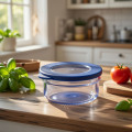 Sklenená dóza okrúhla INDIGO Ø12x6 cm 0,415 L Sklenená dóza okrúhla INDIGO Ø12x6 cm 0,415 L