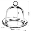 Sklenená dóza okrúhla KUPOLA Ø9,5 cm Sklenená dóza okrúhla KUPOLA Ø9,5 cm