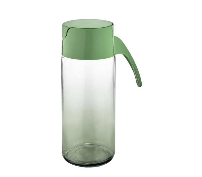 Sklenená dóza okrúhla GREEN na olej/ocot 18,5x,5 cm 0,5 L Sklenená dóza okrúhla GREEN na olej/ocot 18,5x,5 cm 0,5 L