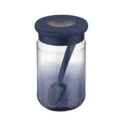 Sklenená dóza okrúhla INDIGO Ø6,5x13 cm 0,38 L Sklenená dóza okrúhla INDIGO Ø6,5x13 cm 0,38 L