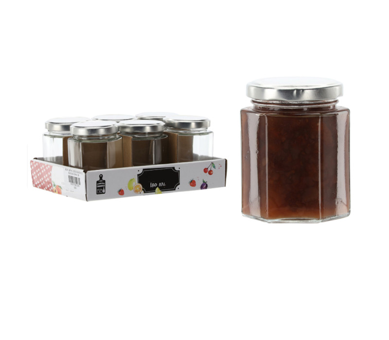 Sklenená dózička CHILLI 6,3x8,3 cm 0,18 L Sklenená dózička CHILLI 6,3x8,3 cm 0,18 L