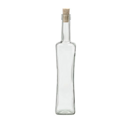 GRAND QUADRO Fľaša sklenená 500ml prírodný korok