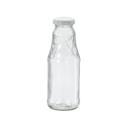 Fľaša sklenená s uzáverom 0,33 L