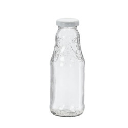 Fľaša sklenená DŽUS s uzáverom 17,5x6,2 cm 0,33 L Fľaša sklenená DŽUS s uzáverom 17,5x6,2 cm 0,33 L