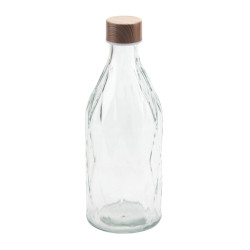 Fľaša sklenená s uzáverom 1 L