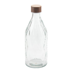 Fľaša sklenená VRUBOK s uzáverom 25,7x8,5 cm 1 L Fľaša sklenená VRUBOK s uzáverom 25,7x8,5 cm 1 L