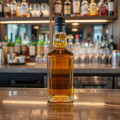 Fľaša sklenená WHISKEY 22,4x6,5 cm 0,5 L