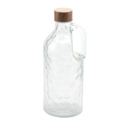 Fľaša sklenená s uzáverom 24,5x10 cm 1,1 L Fľaša sklenená s uzáverom 24,5x10 cm 1,1 L