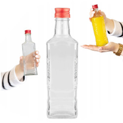 Fľaša sklenená MOSKVA na alkohol so šrobovacím uzáverom 20,5x5 cm 0,25 L Fľaša sklenená MOSKVA na alkohol so šrobovacím uzáverom 20,5x5 cm 0,25 L