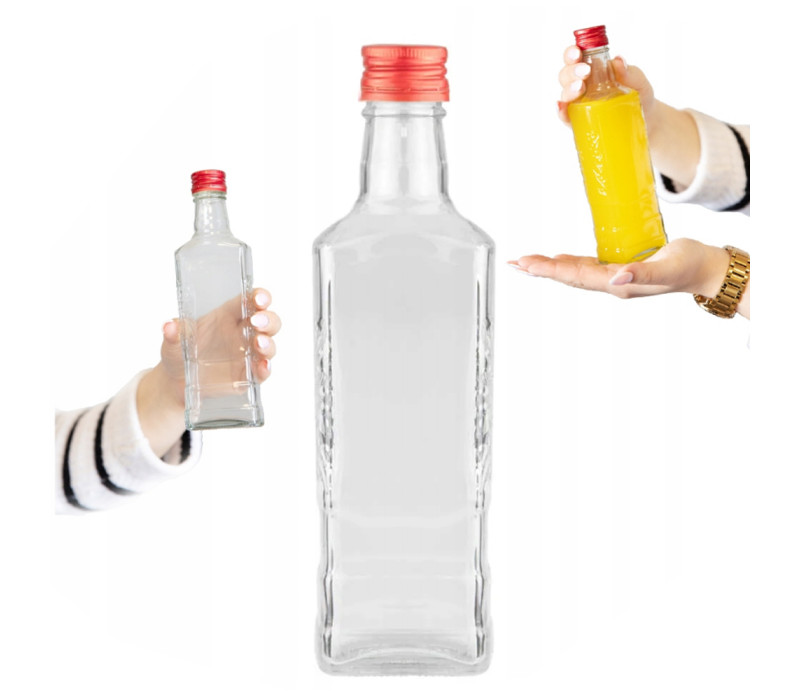 Fľaša sklenená MOSKVA na alkohol so šrobovacím uzáverom 20,5x5 cm 0,25 L Fľaša sklenená MOSKVA na alkohol so šrobovacím uzáverom 20,5x5 cm 0,25 L