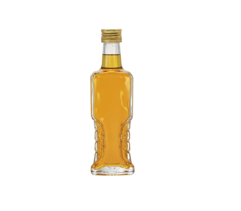Fľaša sklenená UKRAJINKA zatáčací uzáver opakované použitie 16,2x5x3,2 cm 0,1 L Fľaša sklenená UKRAJINKA zatáčací uzáver opakované použitie 16,2x5x3,2 cm 0,1 L