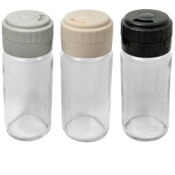 Sklenená soľnička/korenička s regulovaním 15 cm 0,25 L Sklenená soľnička/korenička s regulovaním 15 cm 0,25 L