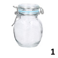 Sklenená dóza patentový uzáver BYLINKA 8,5x6 cm 0,13 L Sklenená dóza patentový uzáver BYLINKA 8,5x6 cm 0,13 L