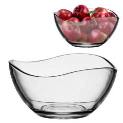 LAV Sklenená miska oválna šalátová 10x20,8 cm 2200ml LAV Sklenená miska oválna šalátová 10x20,8 cm 2200ml