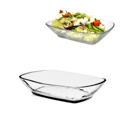 LAV Sklenená miska obdĺžníková 2ks 3,3x14x10,5 cm 230ml LAV Sklenená miska obdĺžníková 2ks 3,3x14x10,5 cm 230ml