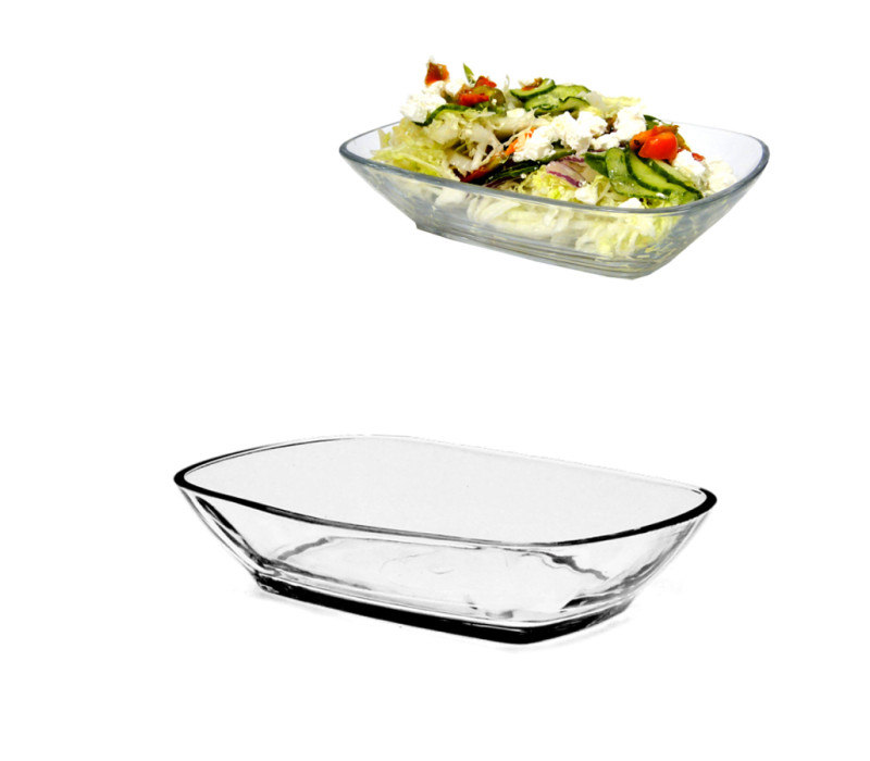 LAV Sklenená miska obdĺžníková 2ks 3,3x14x10,5 cm 230ml LAV Sklenená miska obdĺžníková 2ks 3,3x14x10,5 cm 230ml