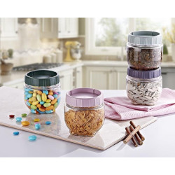 HOBBY LIFE Plastová dóza okrúhla stohovacia závit 9x9 cm 0,5 L HOBBY LIFE Plastová dóza okrúhla stohovacia závit 9x9 cm 0,5 L