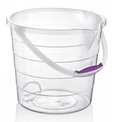 HOBBY LIFE Plastové vedro transparentné s mierkou 15 L HOBBY LIFE Plastové vedro transparentné s mierkou 15 L