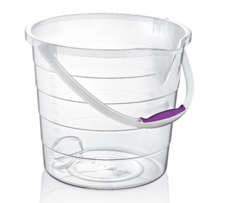 HOBBY LIFE Plastové vedro transparentné s mierkou 15 L HOBBY LIFE Plastové vedro transparentné s mierkou 15 L
