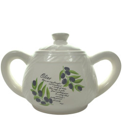 Cukornička keramická Ø11,5x10 cm OLIVA 0,4 L Cukornička keramická Ø11,5x10 cm OLIVA 0,4 L