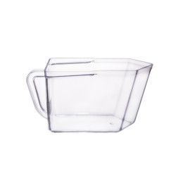 BESOP Plastová dóza na sypké potraviny transparentná 19x10x12 cm 1,5 L