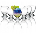 LAV Sklenený pohár NECTAR na džús 6ks 11x6,3 cm 0,28 L