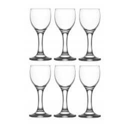 LAV Sklenený pohár na likér 6ks 11,5x4,5 cm 0,055 L LAV Sklenený pohár na likér 6ks 11,5x4,5 cm 0,055 L