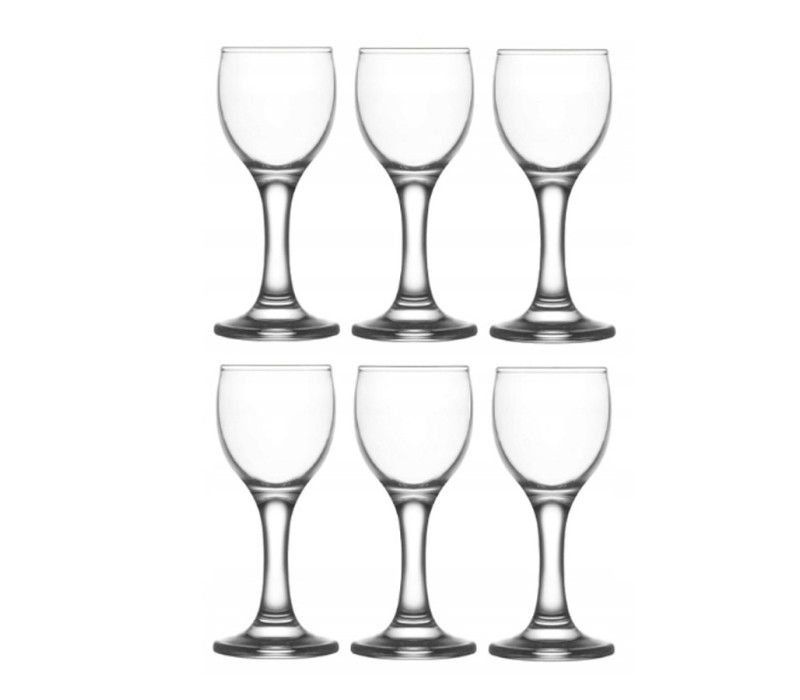 LAV Sklenený pohár na likér 6ks 11,5x4,5 cm 0,055 L LAV Sklenený pohár na likér 6ks 11,5x4,5 cm 0,055 L