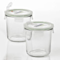 GLASSLOCK Sklenená dóza okrúhla s ventilom 11,5x11,4 cm 0,72 L