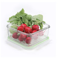 GLASSLOCK Sklenená dóza štvorcová s ventilom 14,8x14,8x5,7 cm 0,9 L GLASSLOCK Sklenená dóza štvorcová s ventilom 14,8x14,8x5,7 cm 0,9 L