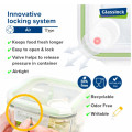 GLASSLOCK Sklenená dóza štvorcová s ventilom 11,5x11,5x11,4 cm 0,92 L GLASSLOCK Sklenená dóza štvorcová s ventilom 11,5x11,5x11,4 cm 0,92 L