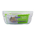 GLASSLOCK Sklenená dóza okrúhla 15x15x6 cm 0,8 L GLASSLOCK Sklenená dóza okrúhla 15x15x6 cm 0,8 L