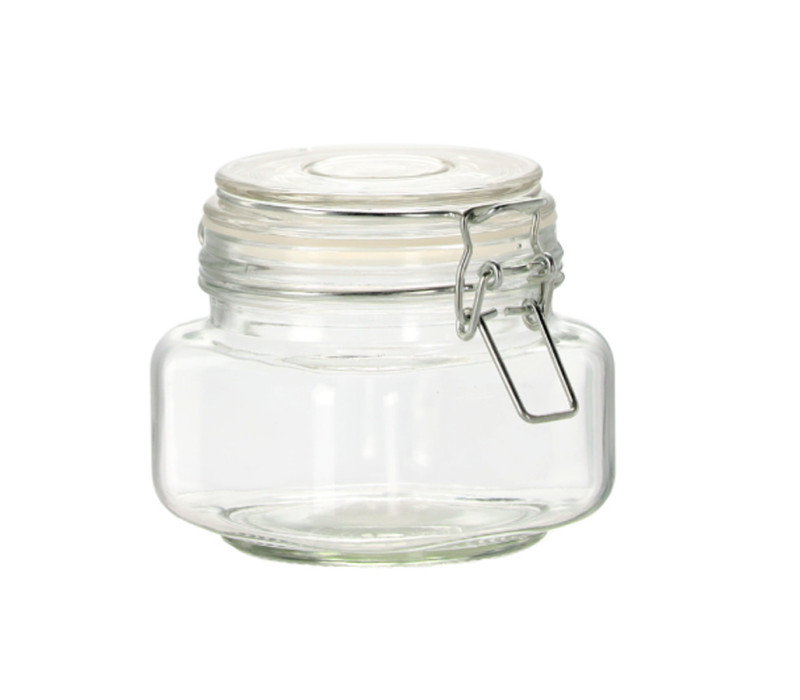 Sklenená dóza patentový uzáver PUK 10x10 cm 0,5 L Sklenená dóza patentový uzáver PUK 10x10 cm 0,5 L