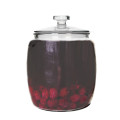 Sklenená dóza okrúhla sklenené veko 27x13,5 cm 1,5 L Sklenená dóza okrúhla sklenené veko 27x13,5 cm 1,5 L