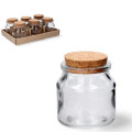 Sklenená dózička RUSTIK 7x7 cm 0,1 L Sklenená dózička RUSTIK 7x7 cm 0,1 L