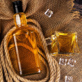Fľaša sklenená WHISKEY 22,4x6,5 cm 0,5 L