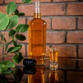 Fľaša sklenená WHISKEY 26x6,6 cm 0,25 L