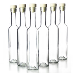 Fľaša sklenená 0,5 L 31,9x6 cm