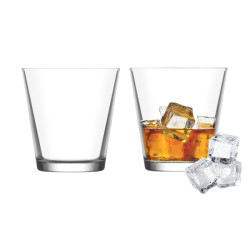 Sada sklenených pohárov na whisky 6 ks 0,255 L 8,8x8,5 cm
