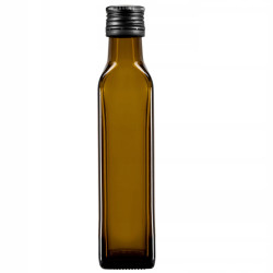 Fľaša sklenená na olivový olej 0,25 L 21,5x4,5 cm