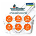 GLASSLOCK Sklenená dóza obdlžníková 9,9x6,8x4,3 cm 0,15 L GLASSLOCK Sklenená dóza obdlžníková 9,9x6,8x4,3 cm 0,15 L